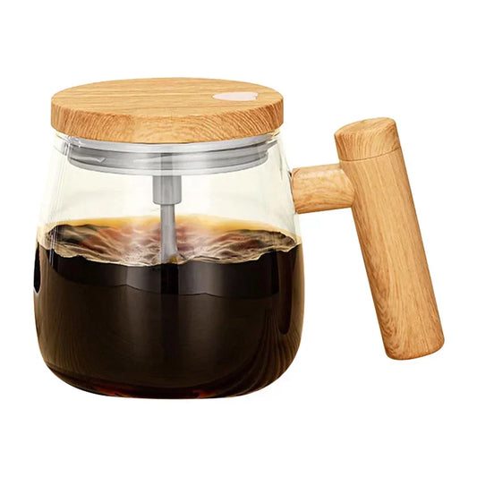 Electric Automatic Self Stirring Cup 400ml Self Mixing Coffee Mug Glass Waterproof Protein Powder Stirrers for Gym Home Office